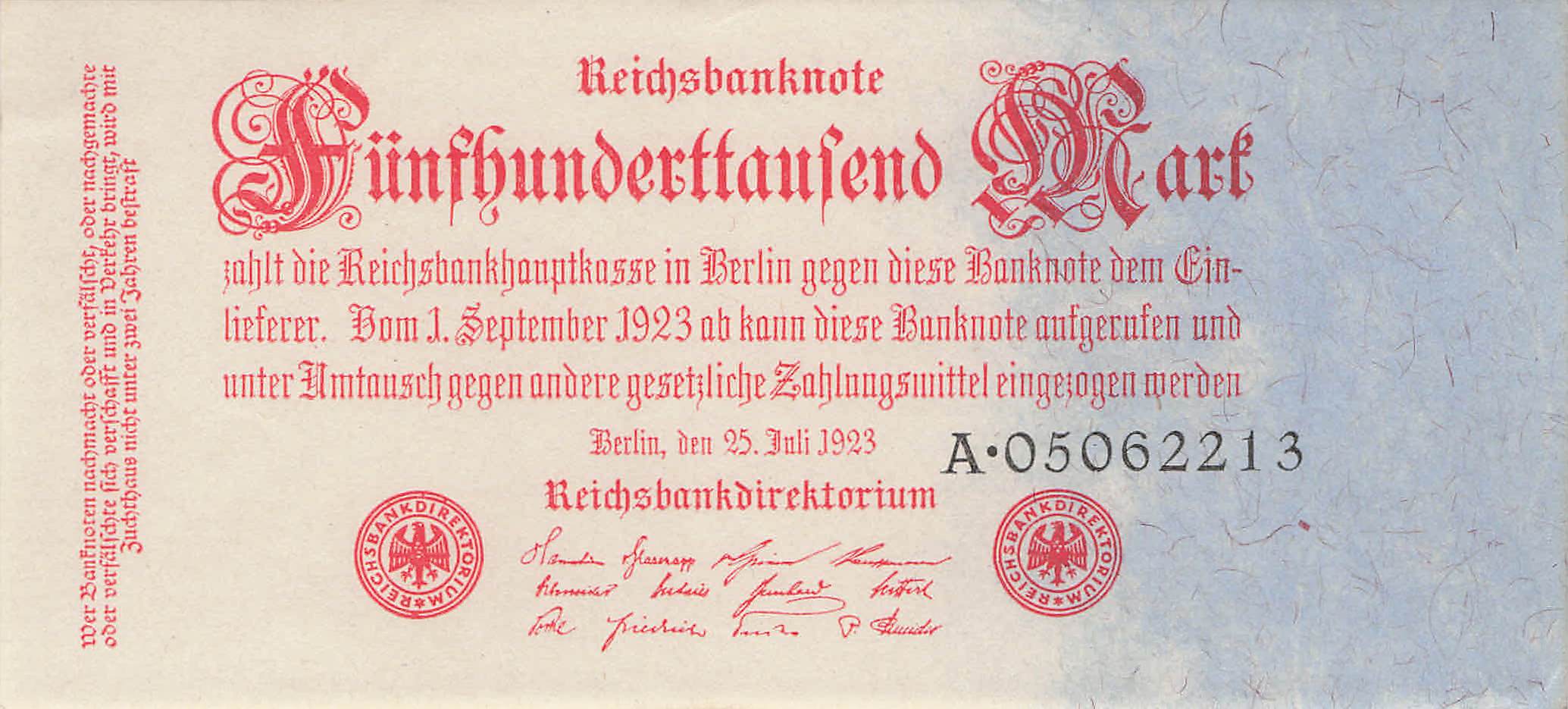 Ro.091 500.000 Mark 1923